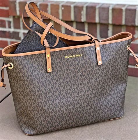 michael kors jet set ns tote|Michael Kors large open tote.